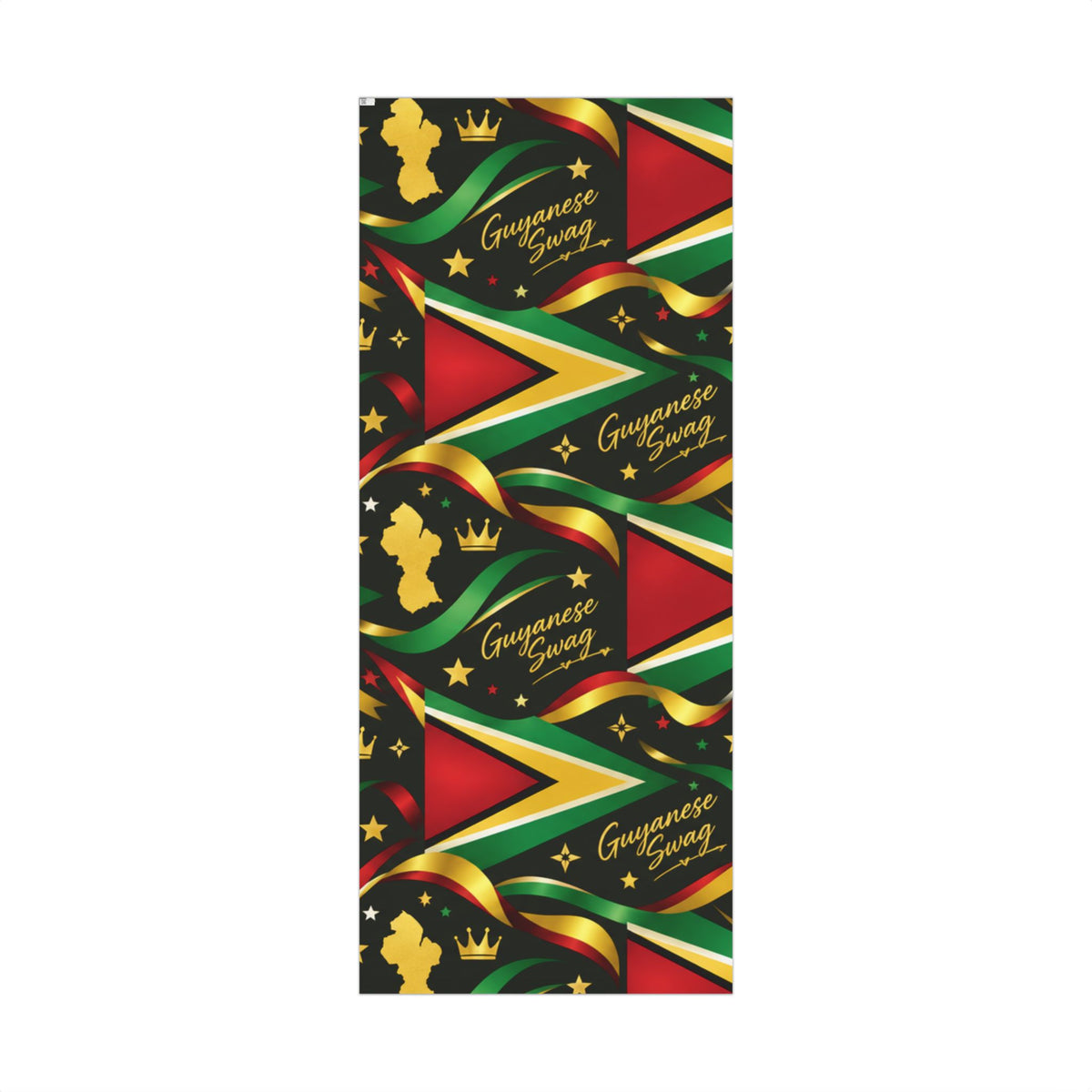 Guyana Golden Arrowhead wrapping paper product view
