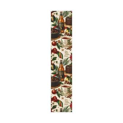Guyanese Christmas baking and ginger beer wrapping paper – product image 2