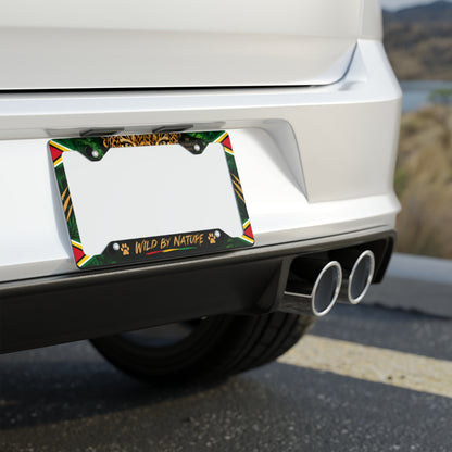 Guyana Wild by Nature car license plate frame product view