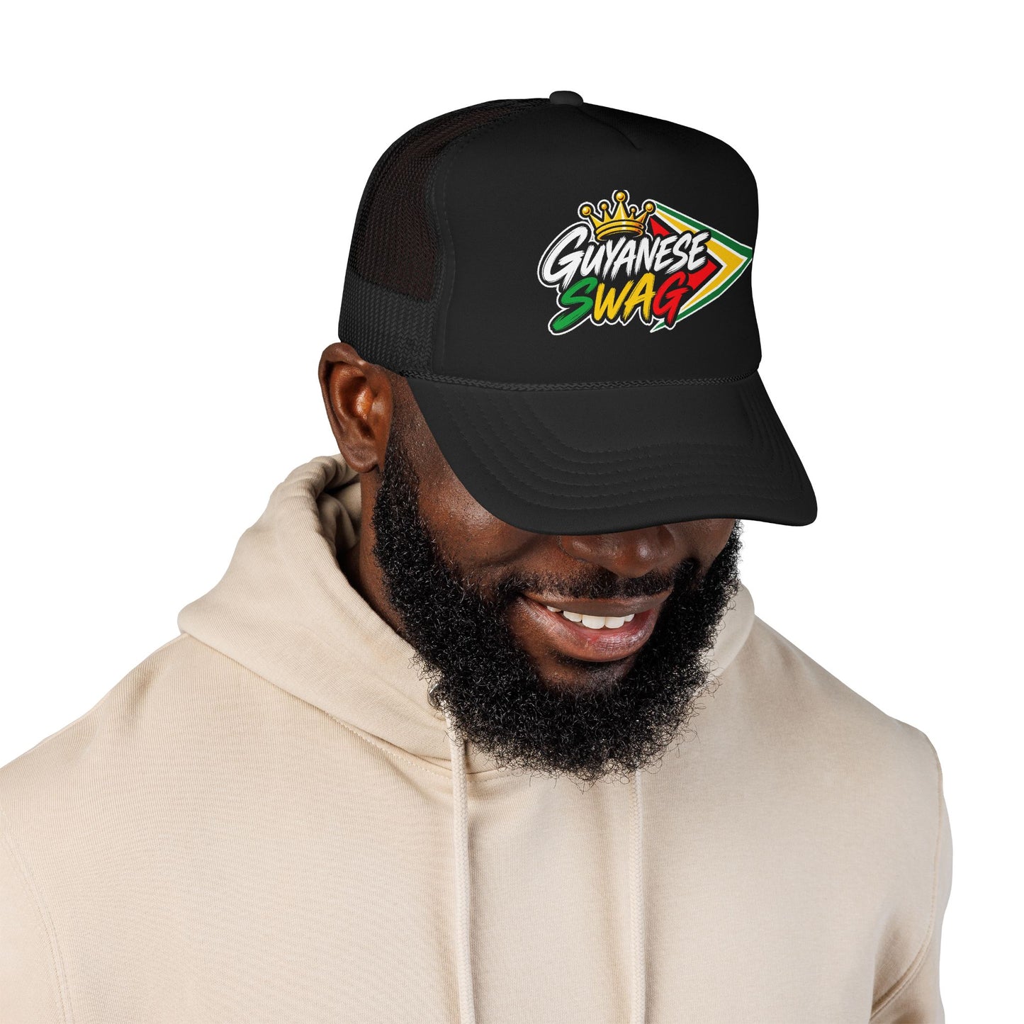 Guyanese Swag Trucker Hat Foam Mesh Cap