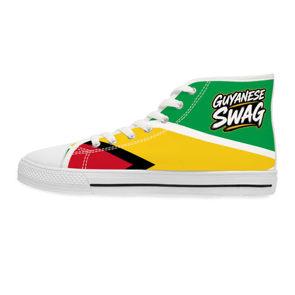 Guyana Flag High Top Women's Sneakers
