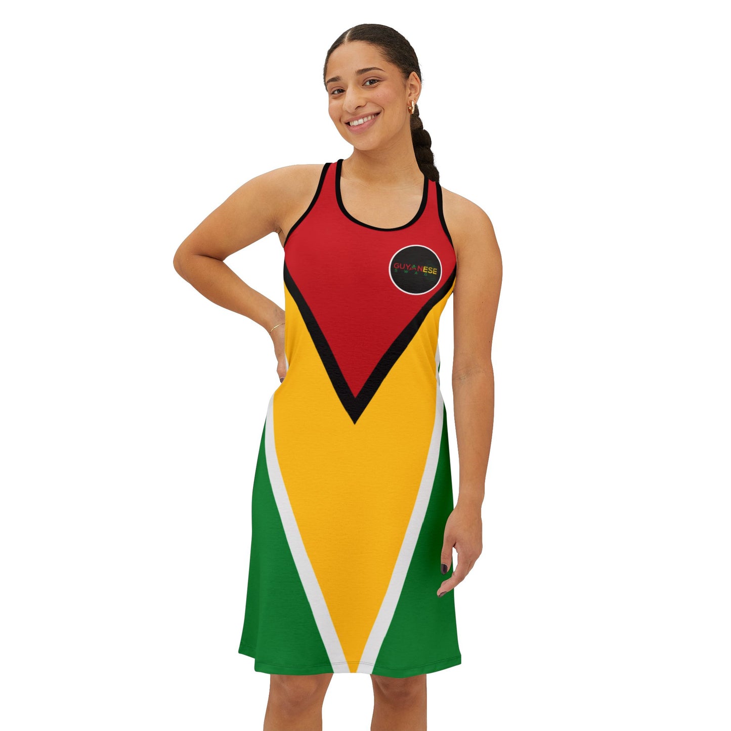 Guyanese Queen Women's Racerback Dress2