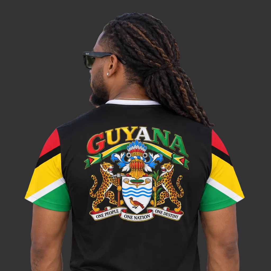 Guyana Flag Crest T-Shirt