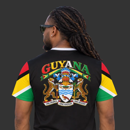 Guyana Flag Crest T-Shirt