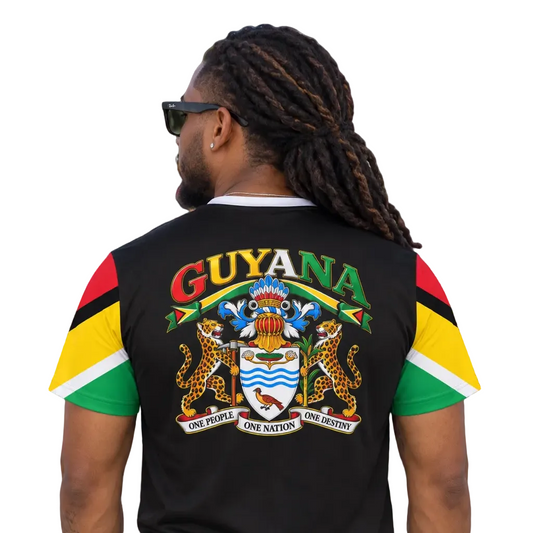 Guyana Flag Crest T-Shirt