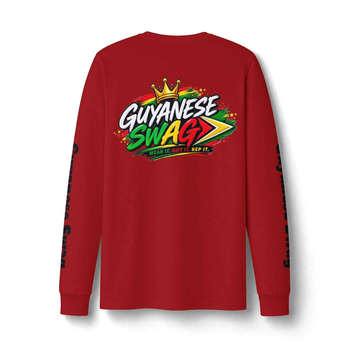 Don't Be a Pacu Guyana Long Sleeve Shirt, back view, reference view 8
