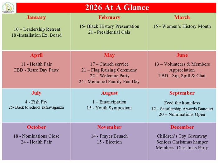 GAOG Health Fair – October 2026