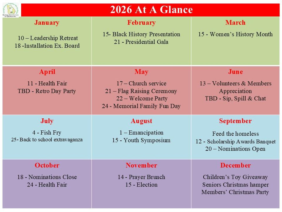 GAOG Health Fair – October 2026