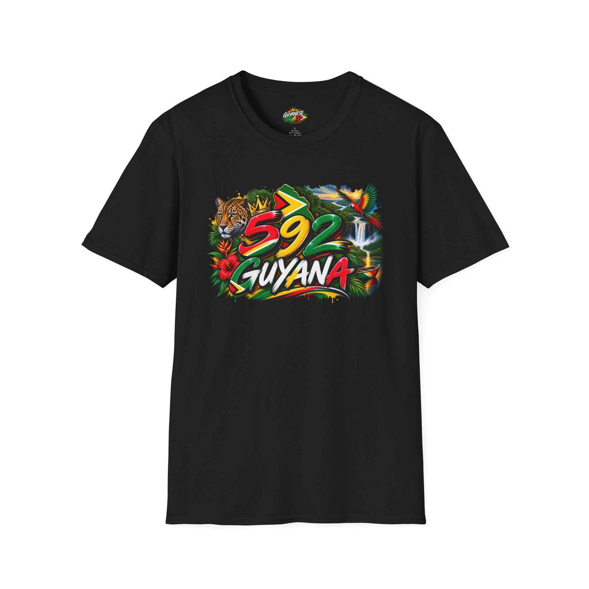 Guyana 592 Unisex T-Shirt, alternate product view 11