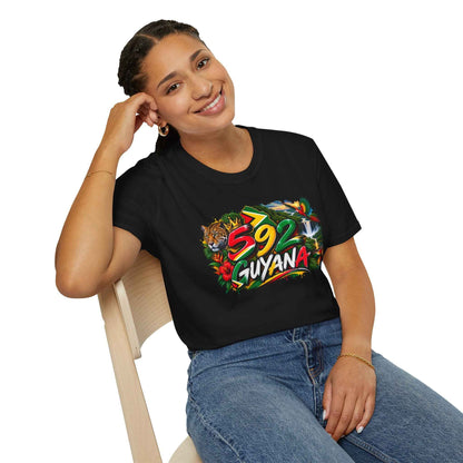 Guyana 592 Unisex T-Shirt, alternate product view 14