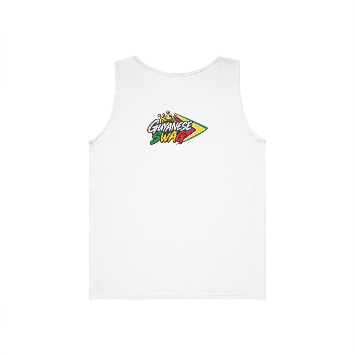 Guyana Flag Classic Cotton Tank Top, alternate product view 3