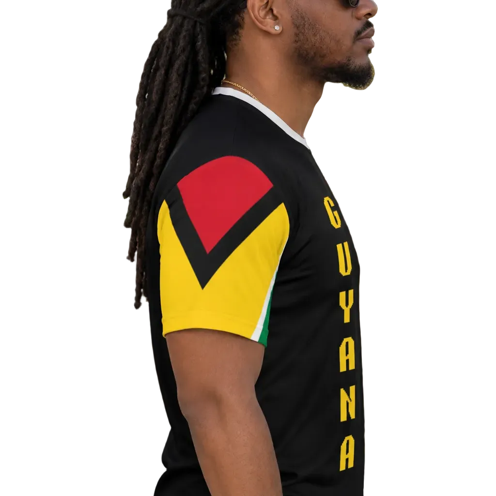 Guyana Flag Crest T-Shirt, alternate product view 3