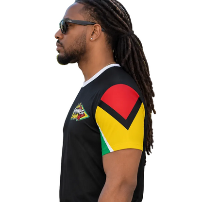 Guyana Flag Crest T-Shirt, alternate product view 4