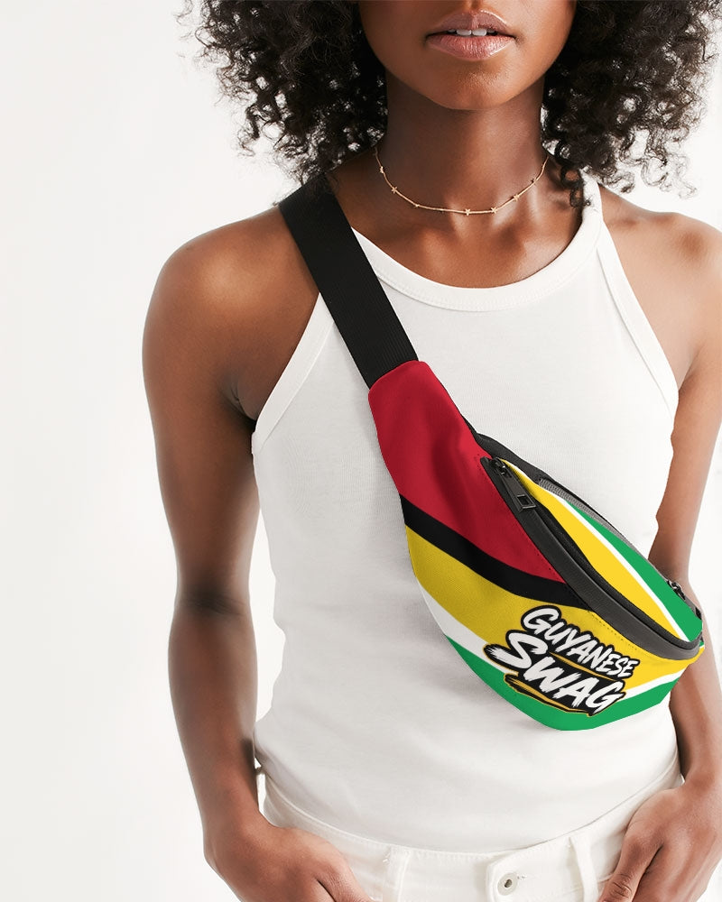Guyana Flag Crossbody Sling Bag in UNIVERSAL, front product view