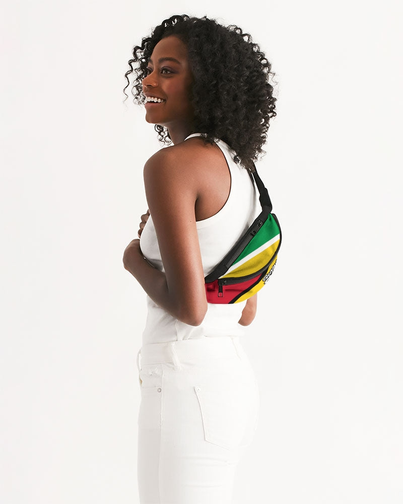 Guyana Flag Crossbody Sling Bag, alternate product view 4