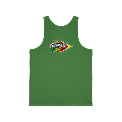 Guyana Flag Jersey Tank Top, alternate product view 14