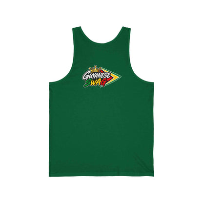 Guyana Flag Jersey Tank Top, alternate product view 20