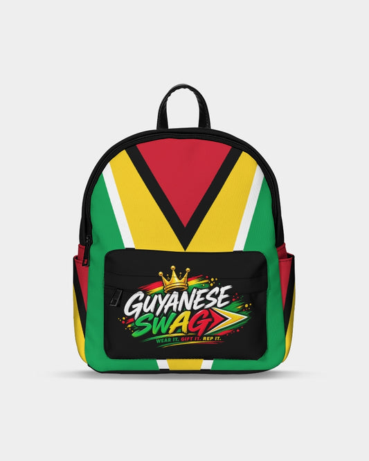 Guyana Flag Mini Canvas Backpack