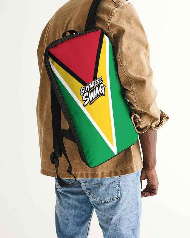 Guyana Flag Slim Tech Backpack