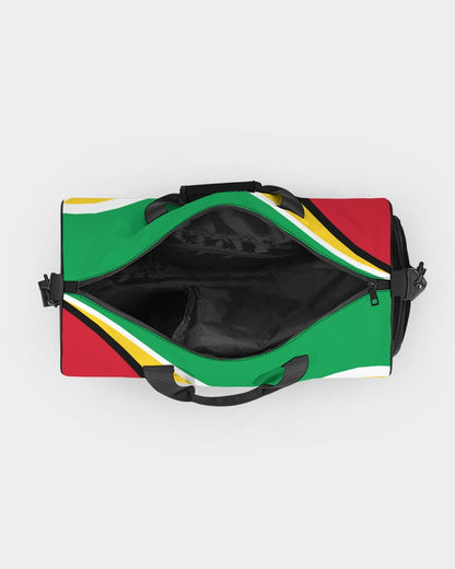 Guyana Flag Sports Duffel Bag, alternate product view 3