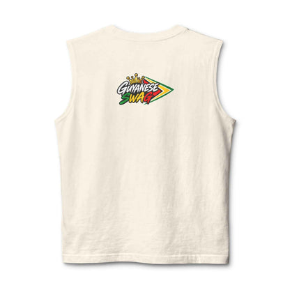 Guyana Flag Unisex Muscle Tank Top, alternate product view 10