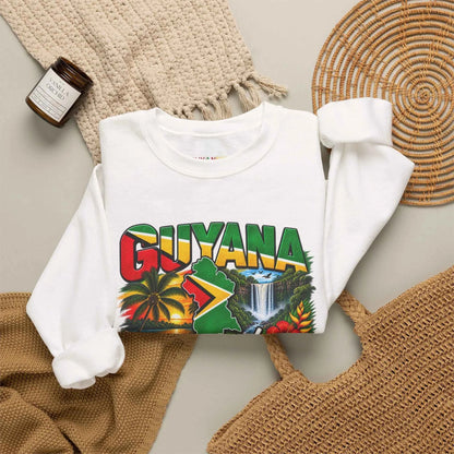 Guyana Independence 1966 Crewneck Sweatshirt, alternate product view 5