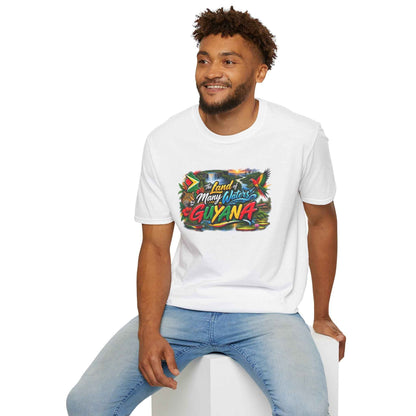 Guyana Land of Many Waters Unisex T-Shirt, alternate product view 9
