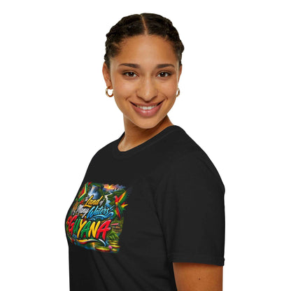 Guyana Land of Many Waters Unisex T-Shirt, alternate product view 13