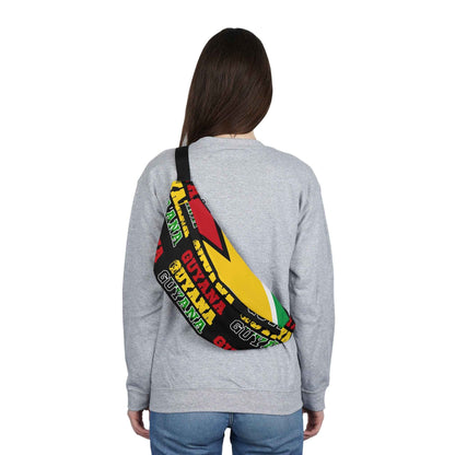 Guyana Lettering Large Fanny Pack, alternate product view 3