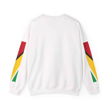 Guyana Motto Flag Crewneck Sweatshirt, alternate product view 3