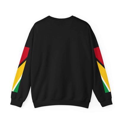 Guyana Motto Flag Crewneck Sweatshirt, alternate product view 6