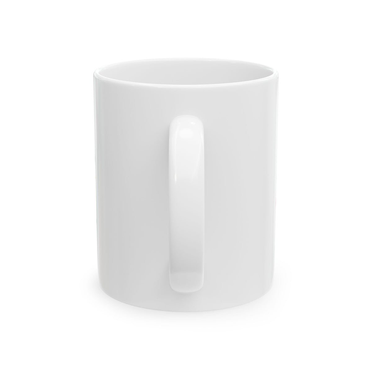 Guyana Waterfall Graphic Ceramic Mug, handle view
