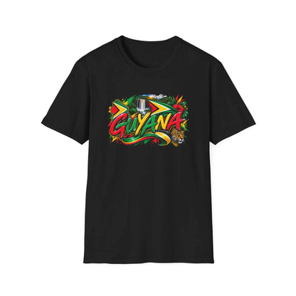 Guyana Waterfall Graphic Unisex T-Shirt, alternate product view 11