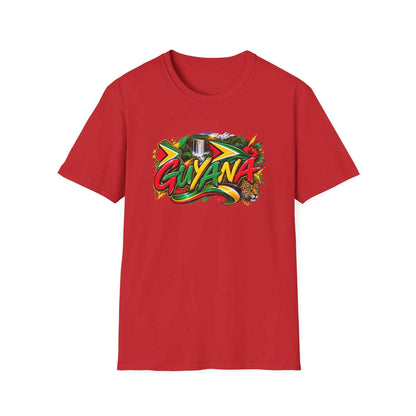 Guyana Waterfall Graphic Unisex T-Shirt, alternate product view 18