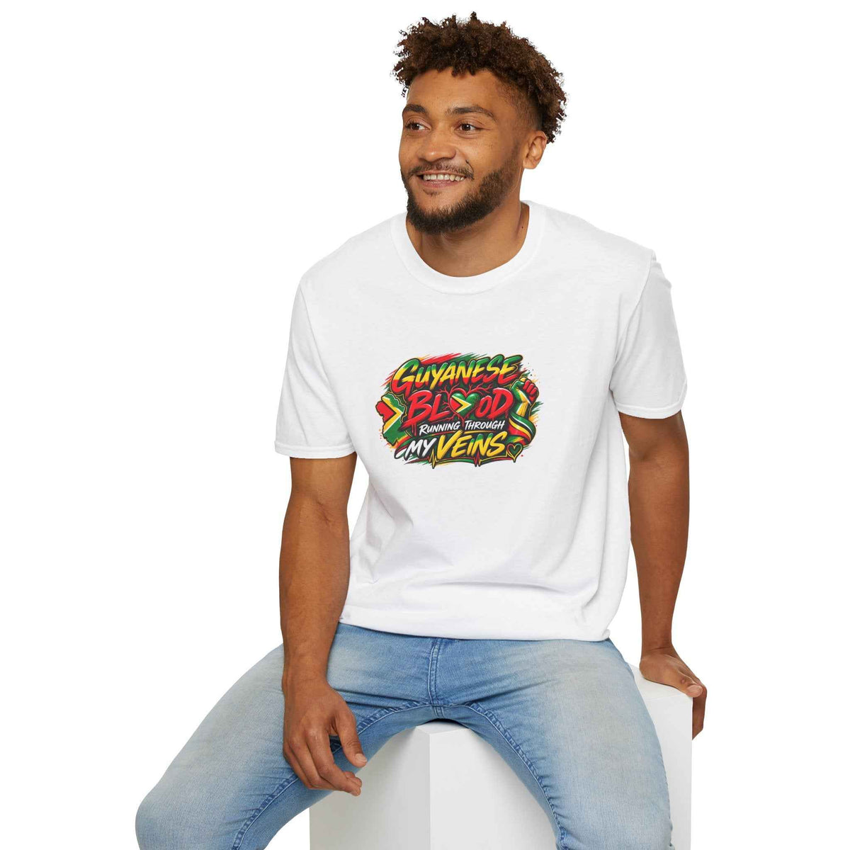 Guyanese Blood Running Through My Veins T-Shirt, alternate product view 9
