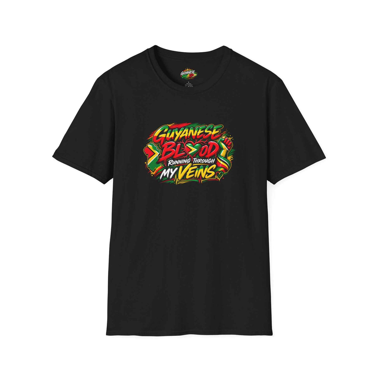 Guyanese Blood Running Through My Veins T-Shirt, alternate product view 11