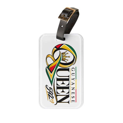 Guyanese Queen 592 Luggage Tag in 2.4'' × 4'', front product view