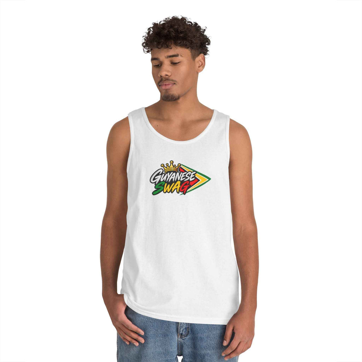 Guyanese Swag Classic Cotton Tank Top, alternate product view 5