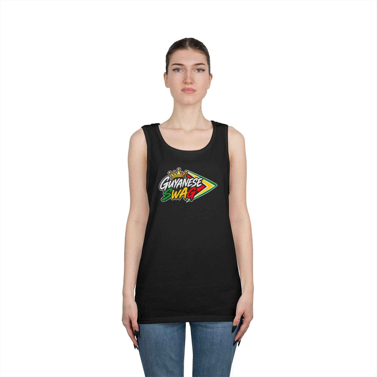 Guyanese Swag Classic Cotton Tank Top, alternate product view 7