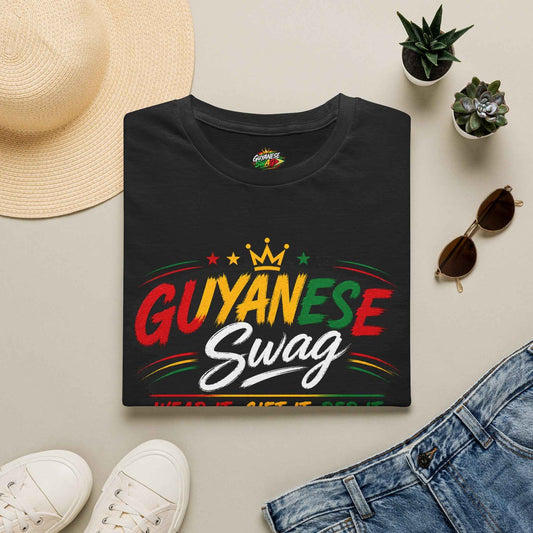 Guyanese Swag Crown Graphic T-Shirt