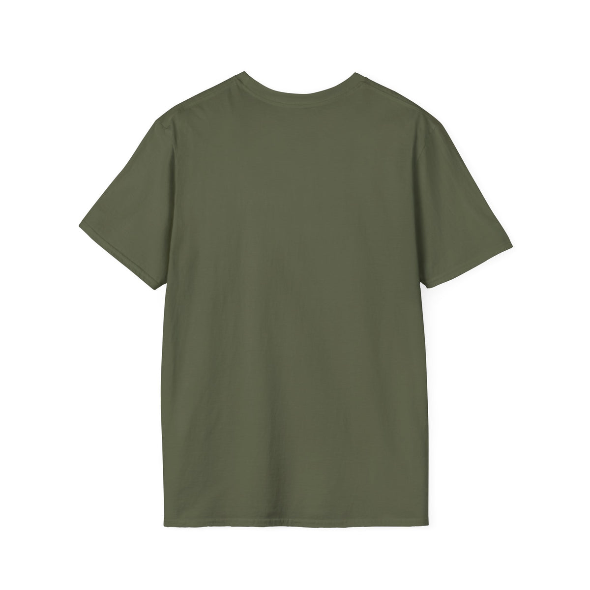 Guyanese Swag Crown Graphic T-Shirt, green shirt back view