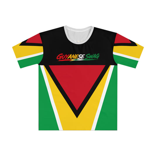 Guyanese Swag Flag and Coat of Arms T-Shirt
