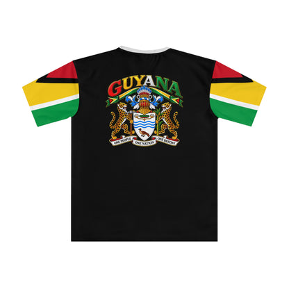 Guyanese Swag Flag and Coat of Arms T-Shirt, alternate product view 6