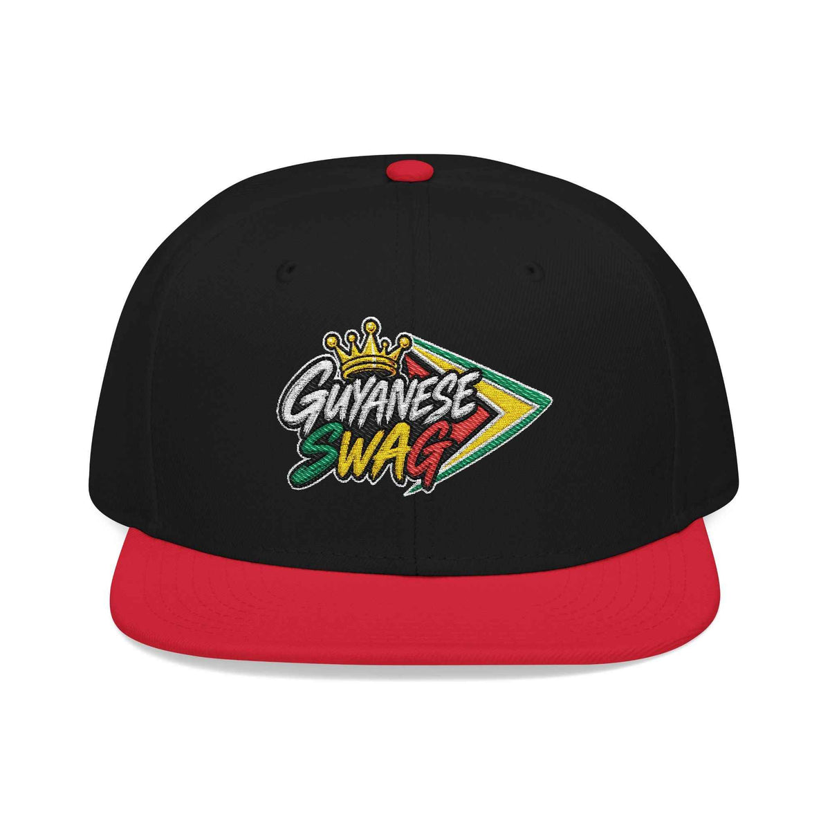 Guyanese Swag Flag Snapback Hat, alternate cap view, reference view 14