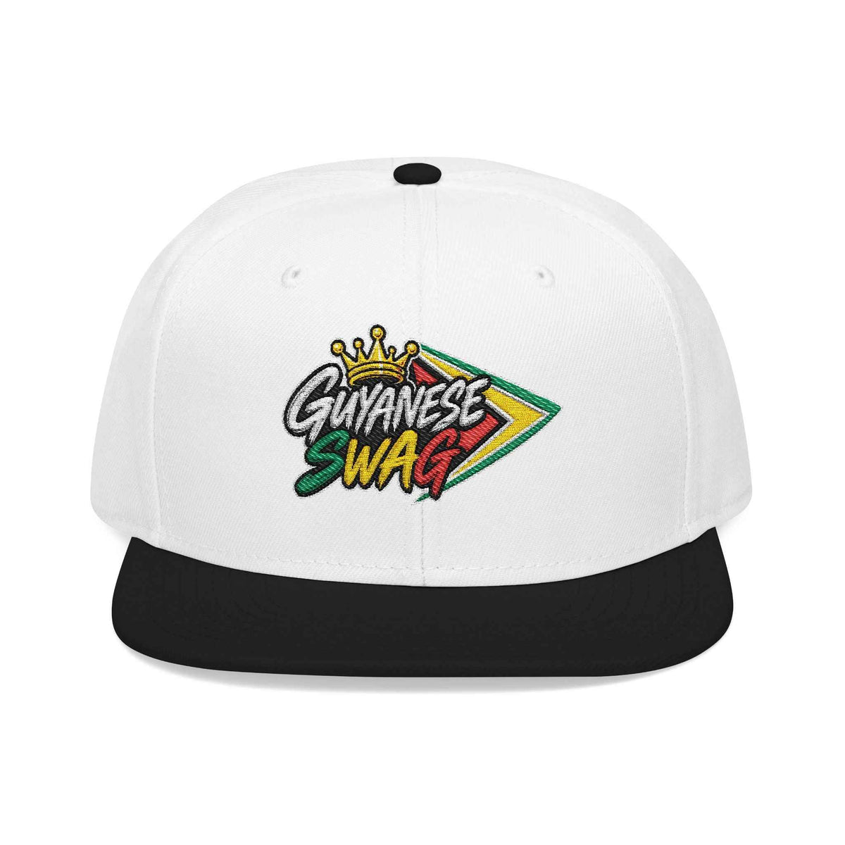 Guyanese Swag Flag Snapback Hat, alternate cap view, reference view 24
