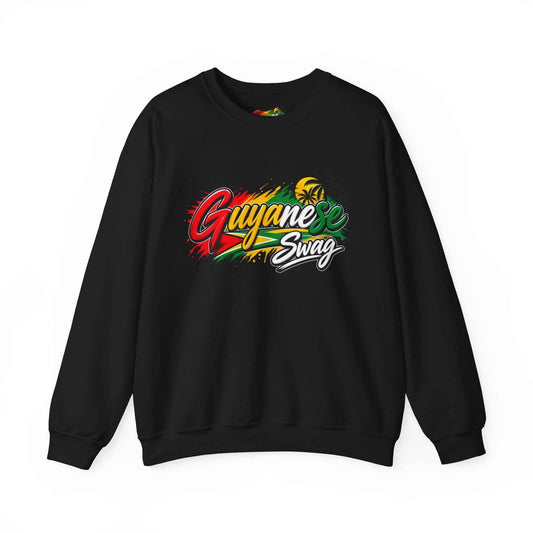 Guyanese Swag Graphic Crewneck Sweatshirt