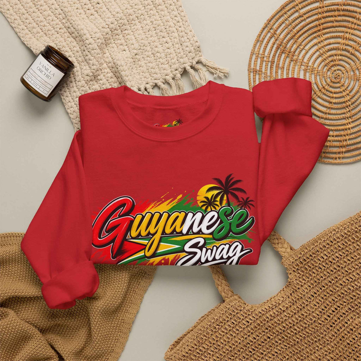 Guyanese Swag Graphic Crewneck Sweatshirt, alternate product view 14