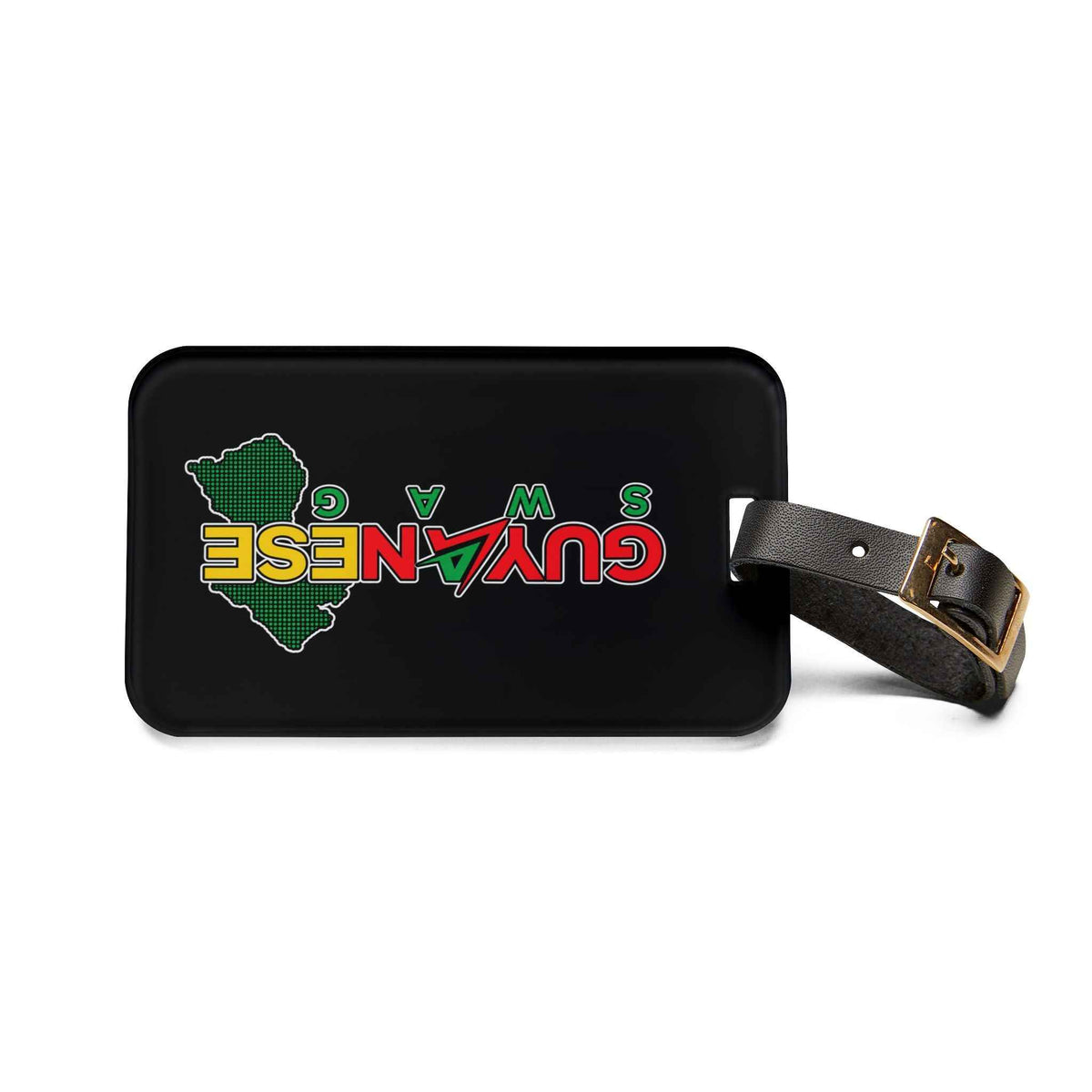Guyanese Swag Guyana Map Luggage Tag, alternate product view 2