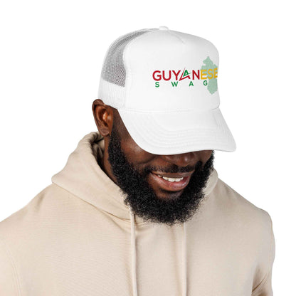 Guyanese Swag Guyana Map Trucker Hat, alternate cap view, reference view 23