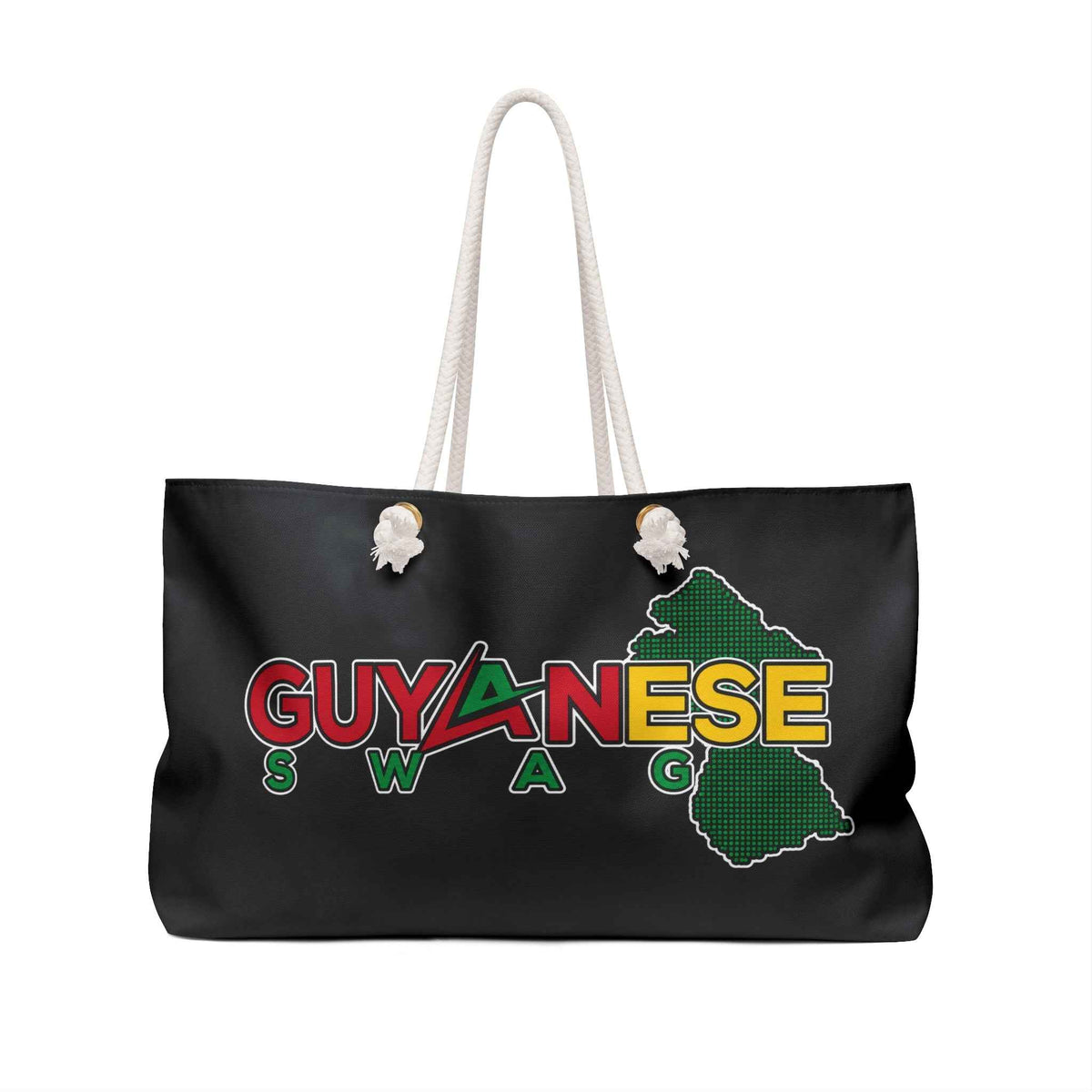 Guyanese Swag Map Weekender Bag, alternate product view 2